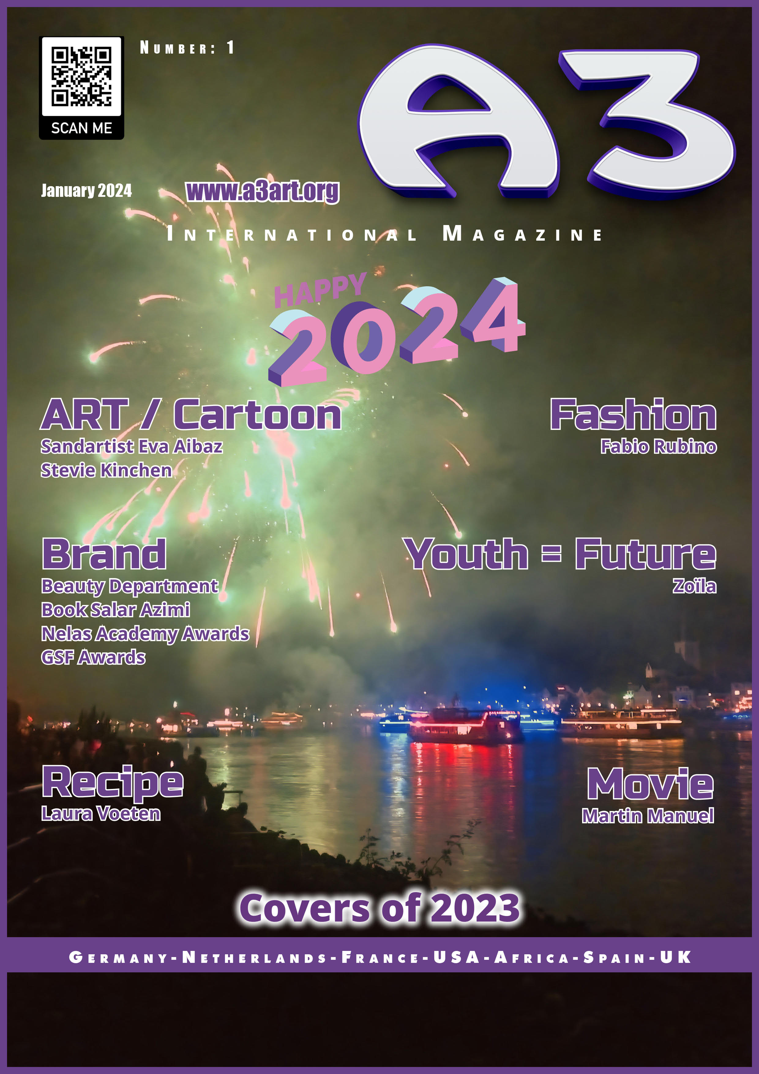 Cover A3 Magazine January 2024
